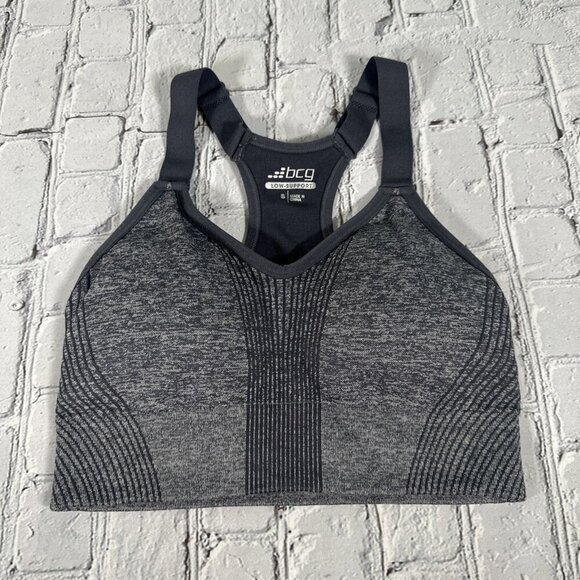 BCG Other - BCG Women’s Low Support Molded Cup Sports Bra size Small Grey Gray Removable Pad